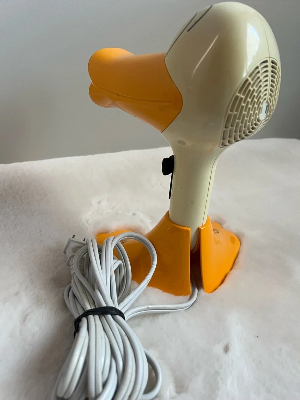 Vintage 1990s Salton Crazy Duck Hair Dryer Blow Dryer Kitsch Tested Works - Picture 7 of 9